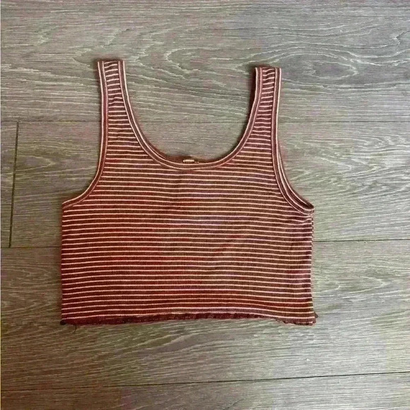 American Eagle Henley Crop Tank Top Small Super Comfy - Picture 7 of 9